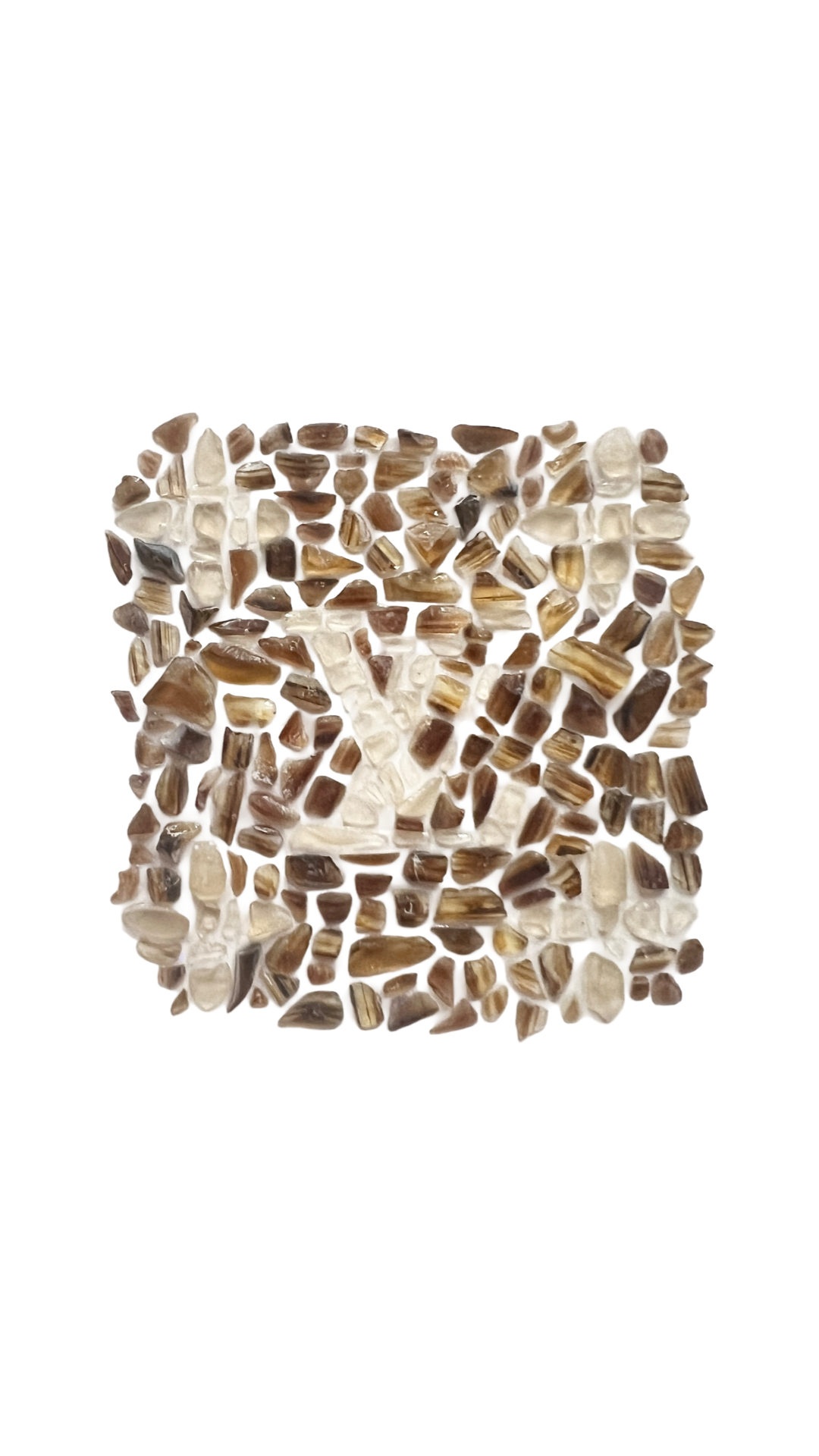 Embossed Louis Vuitton Logo