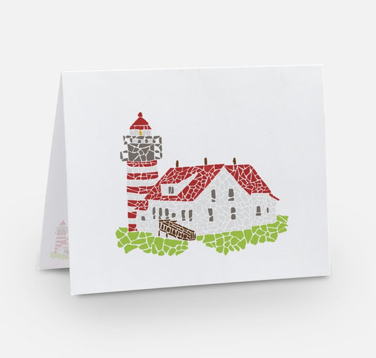 Note Card: West Quoddy Head Lighthouse